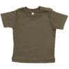 Olivgrünes Baby T-Shirt Camouflage Green