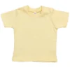 Pastell Gelbes Baby T-Shirt Soft Yellow