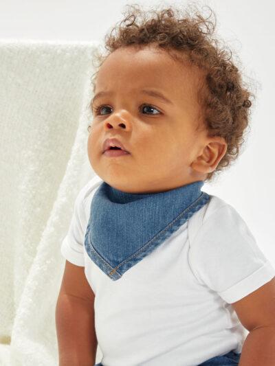 Babybugz BZ55 Baby Rocks Denim Bandana Bib