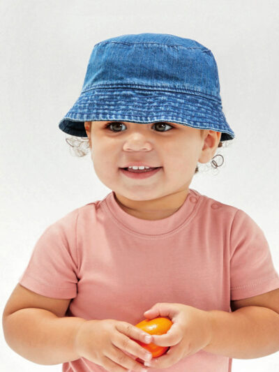 Babybugz BZ68 Baby Denim Bucket Hat