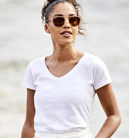 Fruit of the Loom F274 Ladies Iconic 150 V-Neck T