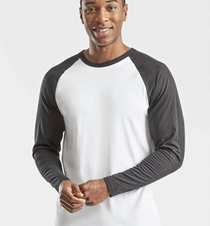 Fruit of the Loom F296 Long Sleeve Baseball T