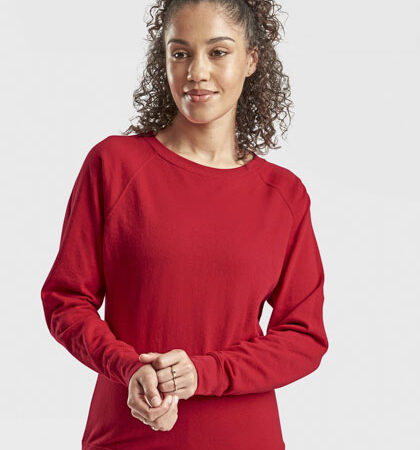 Fruit of the Loom F315 Ladies Lightweight Raglan Sweat