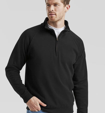 Fruit of the Loom F382N Classic Zip Neck Sweat
