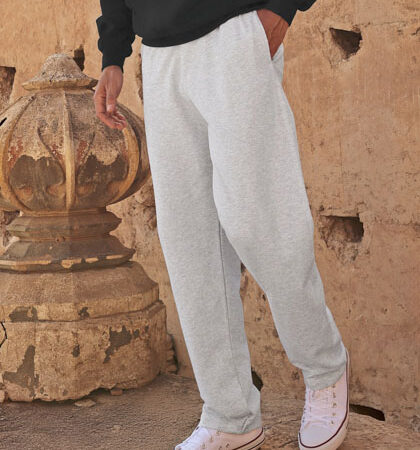 Fruit of the Loom F491 Iconic 250 Open Hem Jog Pants