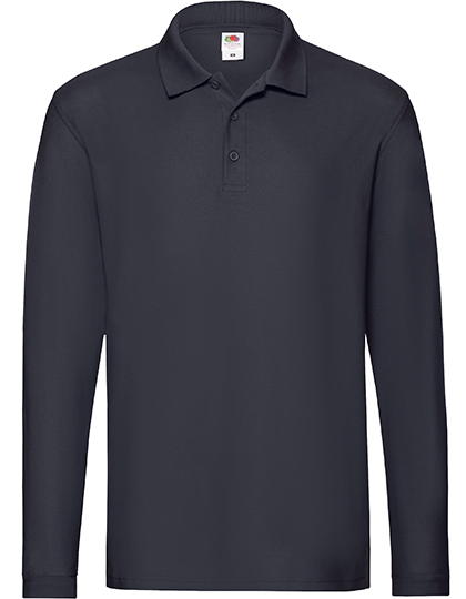 Premium Long Sleeve Polo - Image 3