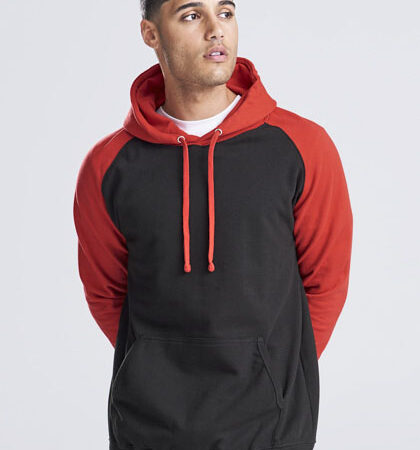 Just Hoods JH009 Baseball Hoodie