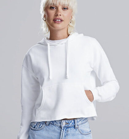 Just Hoods JH016 Women's Cropped Hoodie