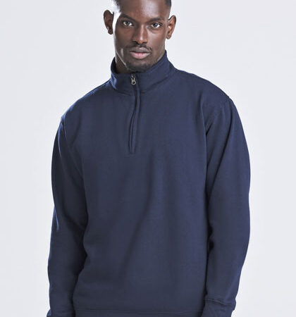 Just Hoods JH046 Sophomore 1/4 Zip Sweat