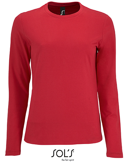 Women´s Long Sleeve T-Shirt Imperial - Image 3