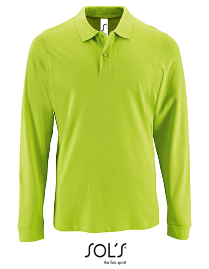 Men´s Long-Sleeve Piqué Polo Shirt Perfect - Image 6