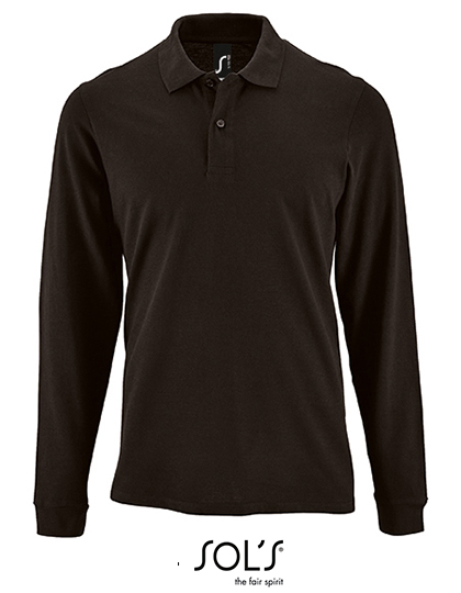 Men´s Long-Sleeve Piqué Polo Shirt Perfect - Image 7