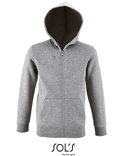 Kids´ Zip Hoodie Stone - Image 6