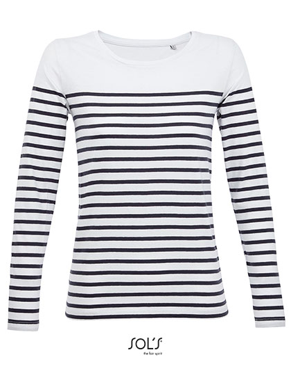 Women´s Long Sleeve Striped T-Shirt Matelot - Image 3