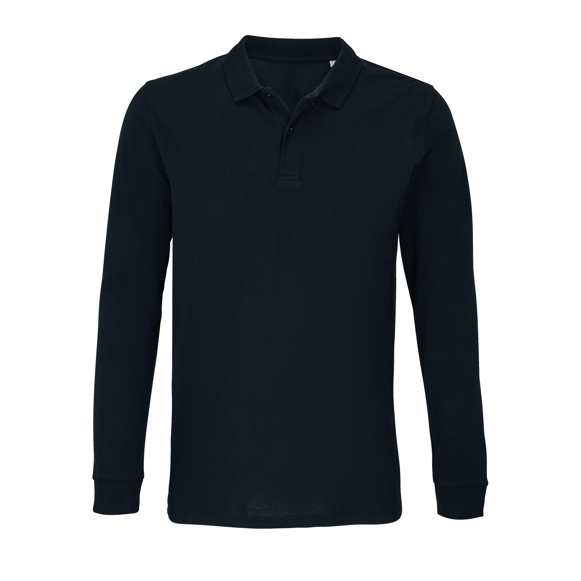 Unisex Long Sleeve Polo Shirt Planet - Image 4