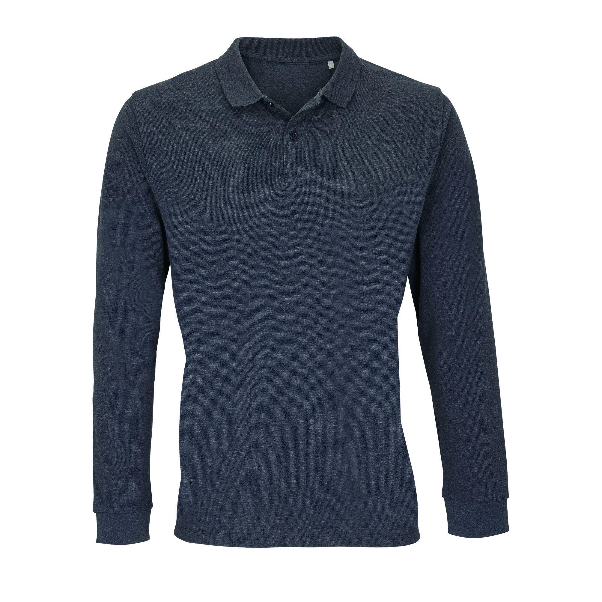 Unisex Long Sleeve Polo Shirt Planet - Image 6