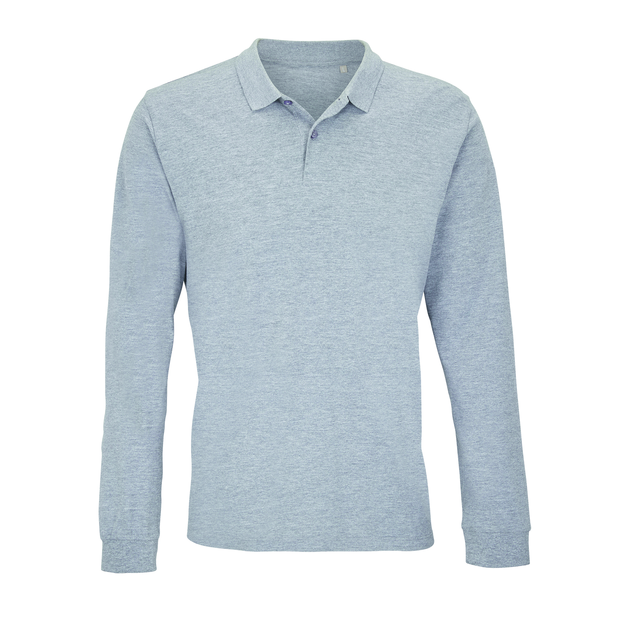 Unisex Long Sleeve Polo Shirt Planet - Image 7