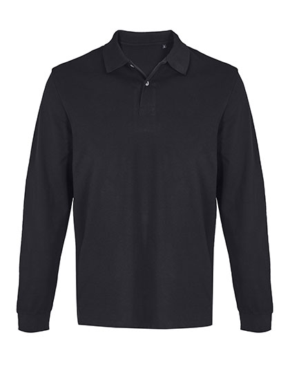 Unisex Pacific Polo Shirt Longsleeve - Image 10