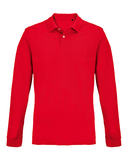 Unisex Pacific Polo Shirt Longsleeve - Image 3