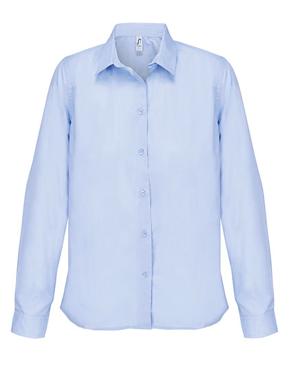 Women´s Poplin Shirt Long Sleeve Bailey - Image 3