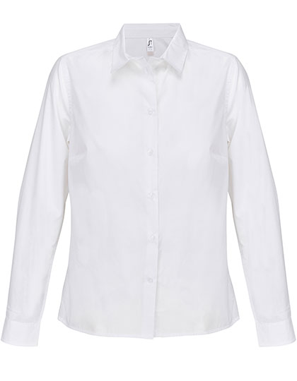Women´s Poplin Shirt Long Sleeve Bailey - Image 4